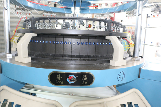 La máquina para hacer punto circular del solo jersey RPM30 fácil ajusta diversa tela de la densidad