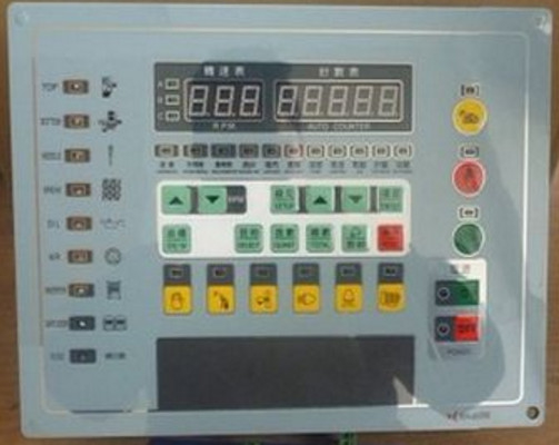 Datos automáticos del ahorro del panel de control de operaciones fácil para la máquina para hacer punto circular