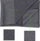 Tela gris del punto de la circular del color, tela hecha punto trama catiónica impermeable